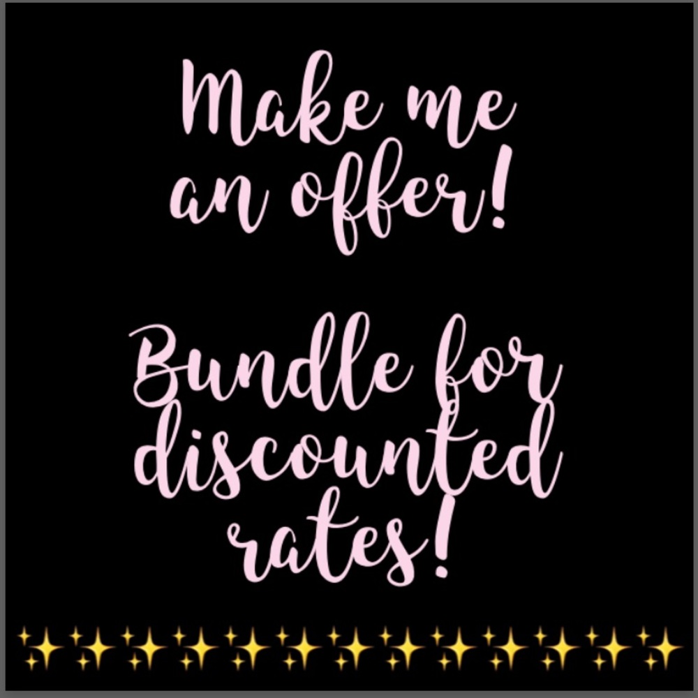 All offers welcome ✨